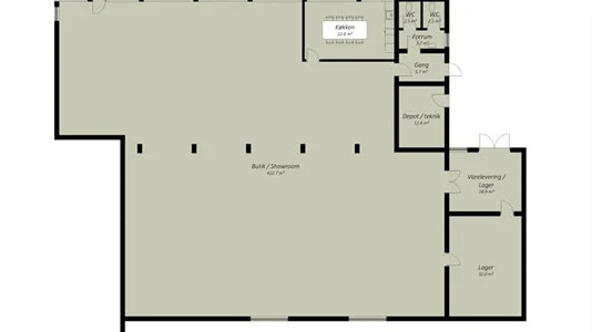 Butikslokaler til leje i Kolding - billede 5